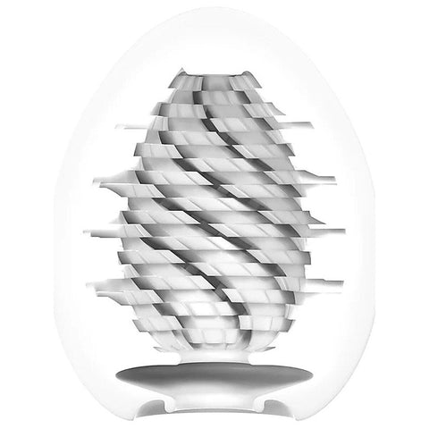 Egg Twister 180 Degree Spiral Rib Stroker by Tenga