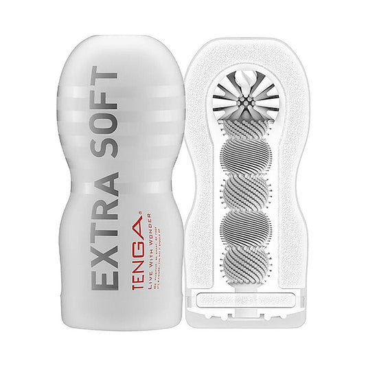 Original Vacuum Cup Extra Gentle Masturbator by Tenga - Masturbators and Strokers