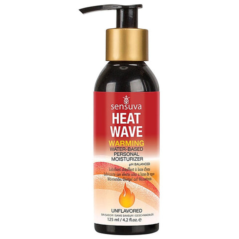 Heat Wave Warming Water Based Lubricant by Sensuva On - Water Based Lubes