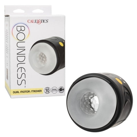 Boundless Dual Motor Vibrating Stroker by California Exotics - Masturbators and Strokers