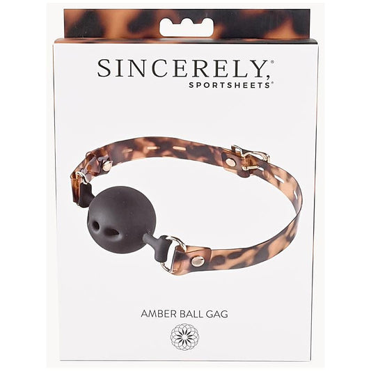 Sportsheets Amber Ball Gag - Bondage Gags and Bits