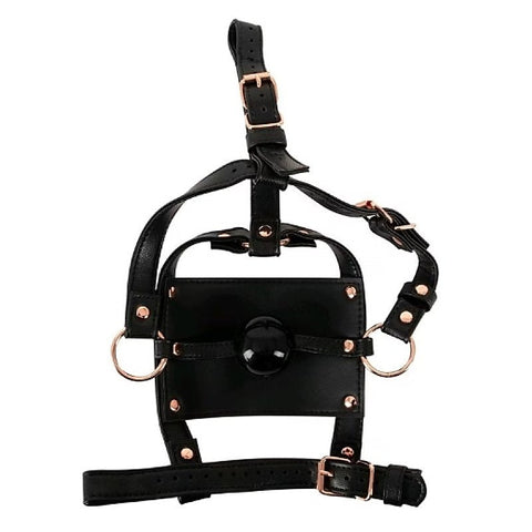 Bad Kitty Head Harness with Silicone Ball Gag by Orion - Bondage Gags and Bits
