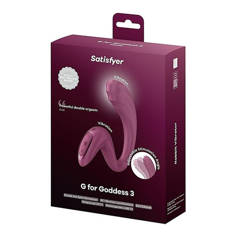 G For Goddess 3 G-Spot Rabbit Vibrator by Satisfyer