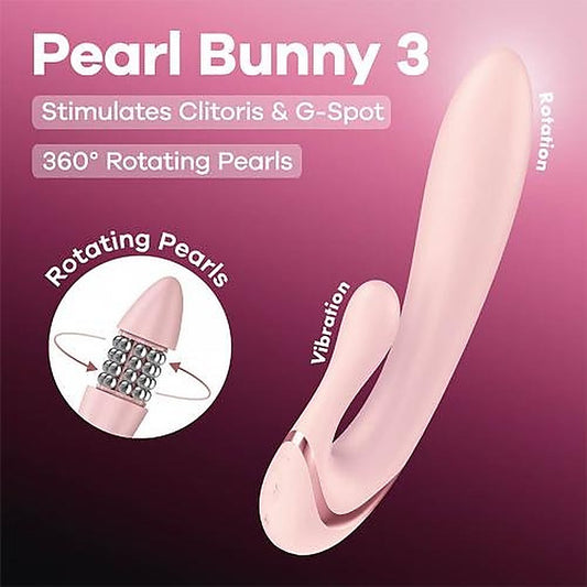 Pearl Bunny 3 Rotating Rabbit Vibrator by Satisfyer