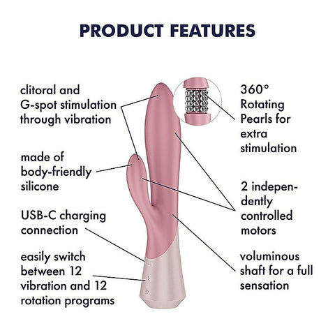 Pearl Bunny 1 Rotating Rabbit Vibrator by Satisfyer