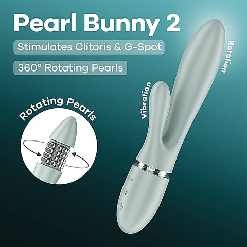 Pearl Bunny 2 Rotating Rabbit Vibrator by Satisfyer