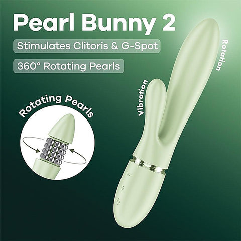 Pearl Bunny 2 Rotating Rabbit Vibrator by Satisfyer