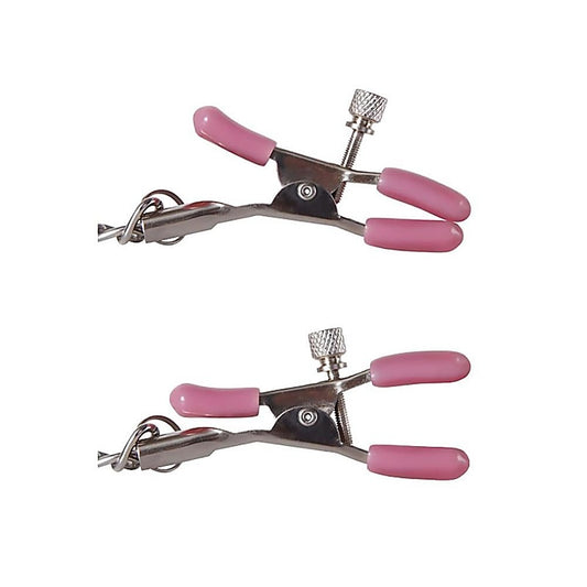 Chain Me Up Nipple & Clitoral Clamps by Adam & Eve - Nipple and Clit Clamps