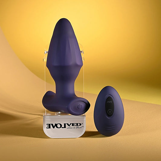 Starburst Vibrating Butt Plug by Evolved Novelties - Butt Plugs