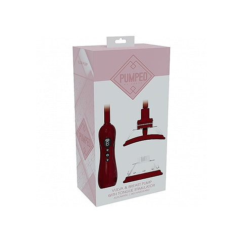 PUMPED Vulva & Breast Pump with Tongue Stimulator by Shots - Pussy And Clit Toys