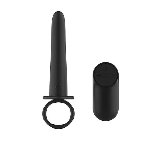 Vibrating Double Penetrator with Remote by Passion Play - Vibrating Cock Rings