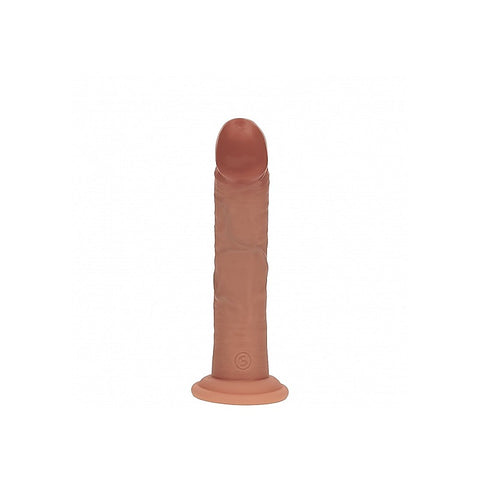 REALROCK 7in Curved Dual Density Silicone Dildo by Shots - Realistic Dildos