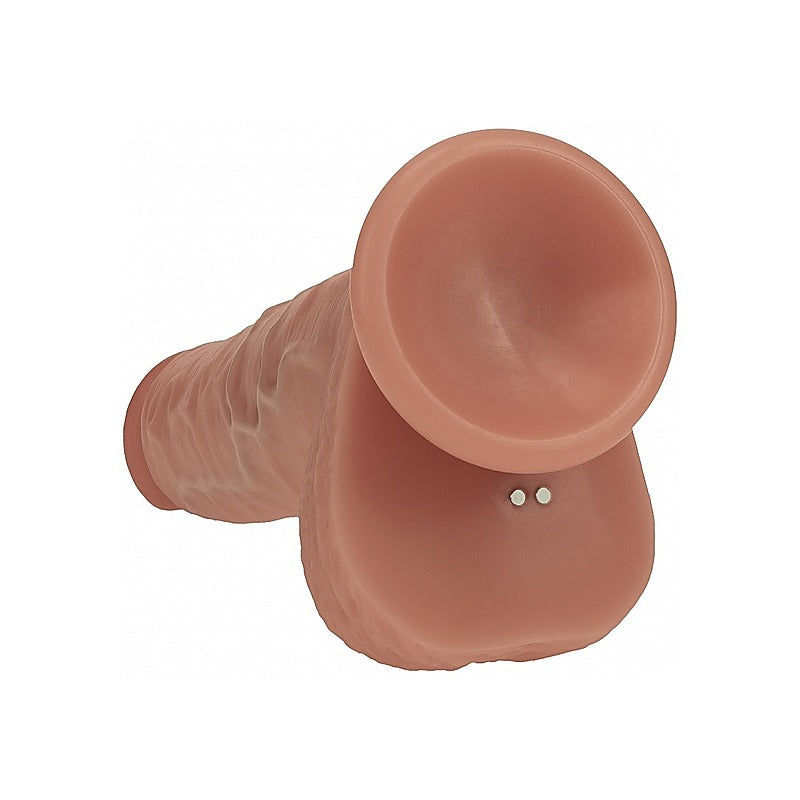 REALROCK 8in Vibrating & Thrusting Dildo by Shots Toys - Vibrating Dildos