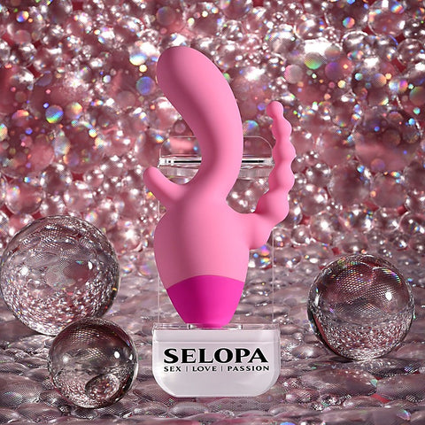 Selopa GAME ON Mini Triple Stimulator by Evolved Novelties - Rabbit Vibrators