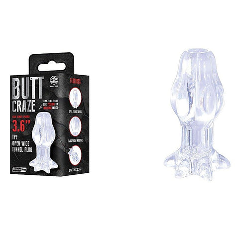 Butt Craze Clear Gaping Butt Plug by NANMA - Butt Plugs