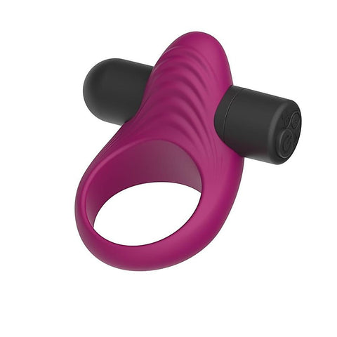 Silicone Rechargeable Vibrating Penis Ring by Passion Play - Vibrating Cock Rings