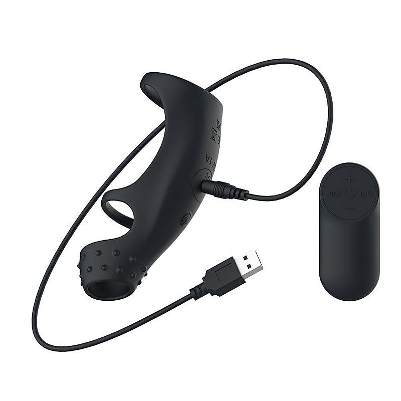 Vibrating Penis Sleeve with Wireless Remote by Passion Play - Penis Sleeves and Extenders