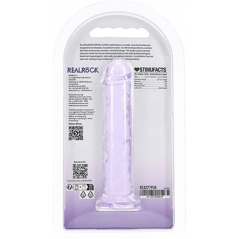 REALROCK 5in Realistic Suction Cup Dildo by Shots Toys - Realistic Dildos
