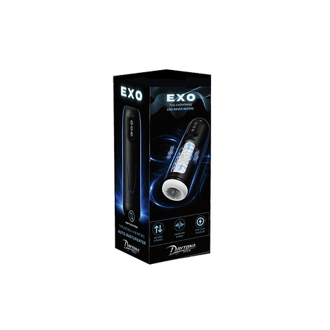 Exo Auto Thrusting Vibrating Masturbator by Doc Johnson - Masturbators and Strokers