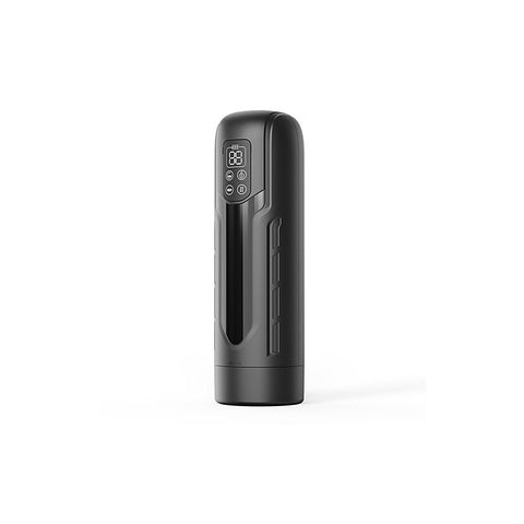 Obsidian Thrusting Heating Masturbator by Doc Johnson - Masturbators and Strokers