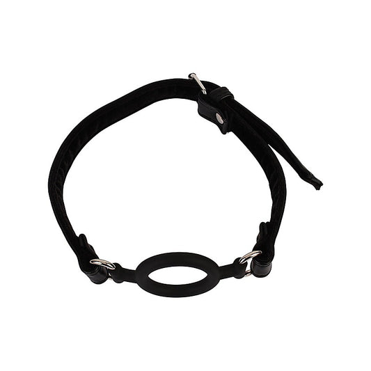 Noir O-Ring Silicone Bondage Mouth Gag by Chisa - Bondage Gags and Bits
