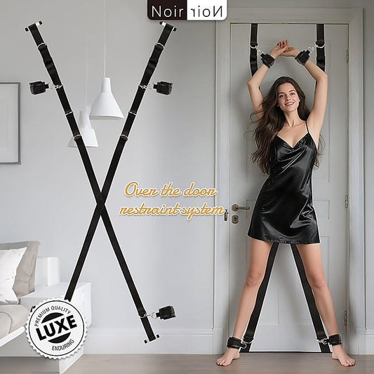Over The Door Restraint System with Cuffs by Chisa - Cuffs And Restraints
