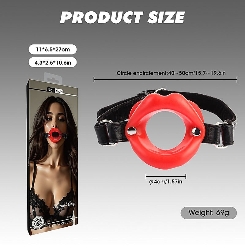Sensual Adjustable Silicone Mouth Gag by Chisa - Bondage Gags and Bits