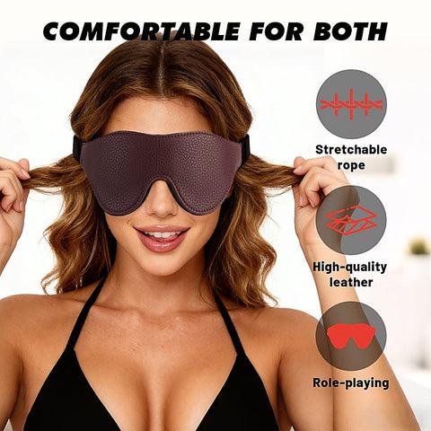 Go Black Blindfold Smooth Textured by Chisa - Masks And Blindfolds