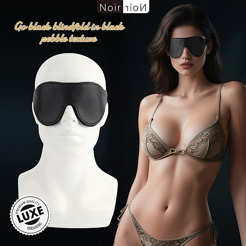 Go Black Blindfold Smooth Textured by Chisa - Masks And Blindfolds