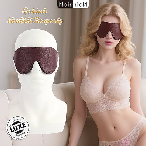 Go Black Blindfold Smooth Textured by Chisa - Masks And Blindfolds