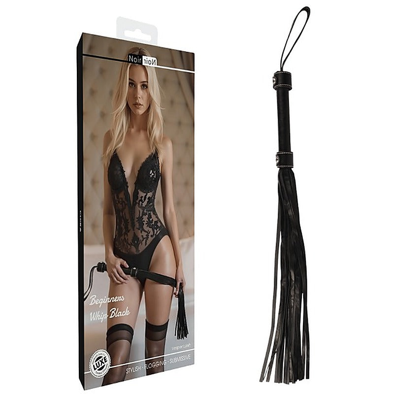 Beginners Faux Leather Bondage Whip by Chisa - Whips And Crops