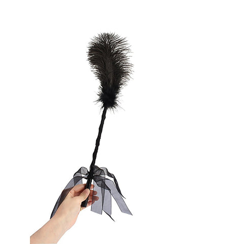 Feather Tickler with Ribbon Bow by Chisa - Whips And Crops