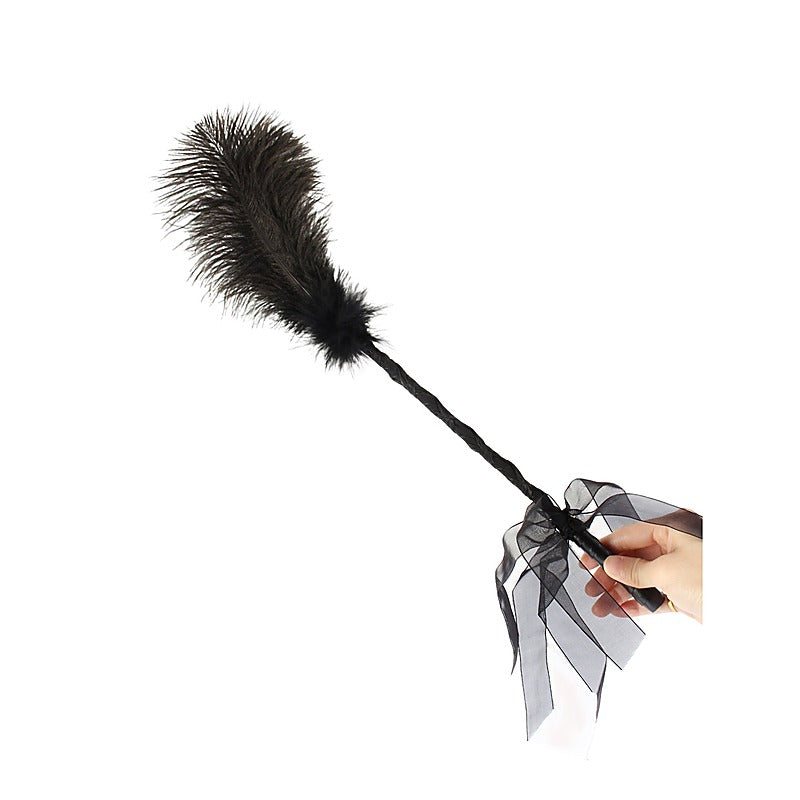 Feather Tickler with Ribbon Bow by Chisa - Whips And Crops