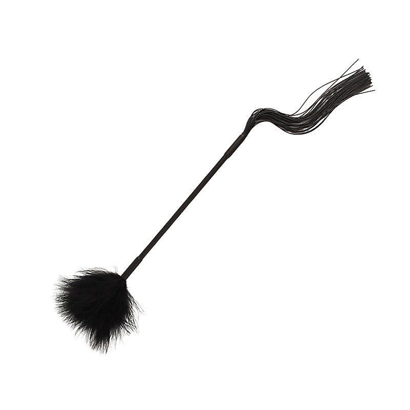 Dual-Ended Feather Tickler Whip by Chisa - Whips And Crops