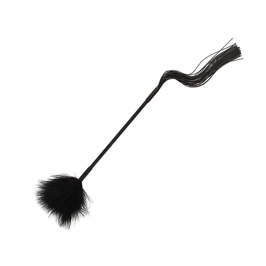 Dual-Ended Feather Tickler Whip by Chisa - Whips And Crops