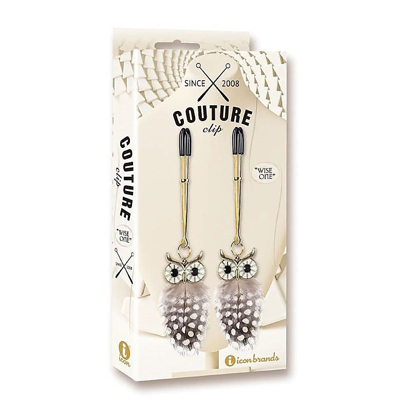 Couture Clip Luxury Nipple Clamps - Wise One - Nipple and Clit Clamps