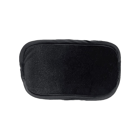 Padded Velour Blindfold Black by Love In Leather - Masks And Blindfolds