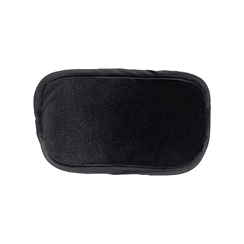 Padded Velour Blindfold Black by Love In Leather