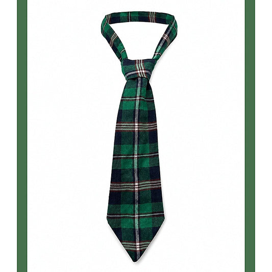 Tartan Print School Tie Costume Accessory by Love In Leather
