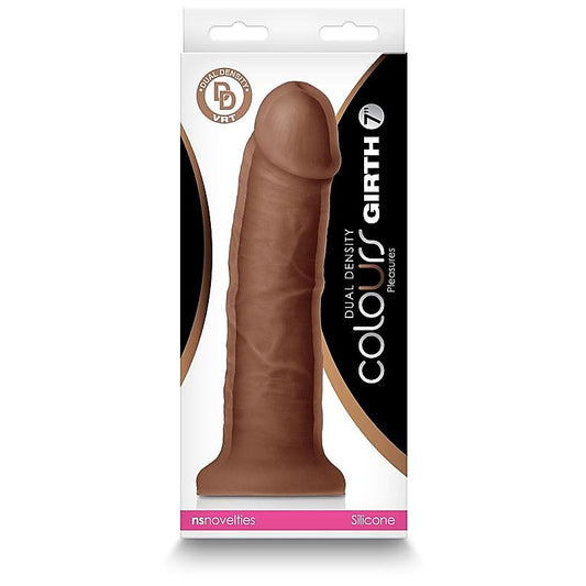 Colours Dual Density 7 Inch Wide Dildo by NS Novelties - Realistic Dildos