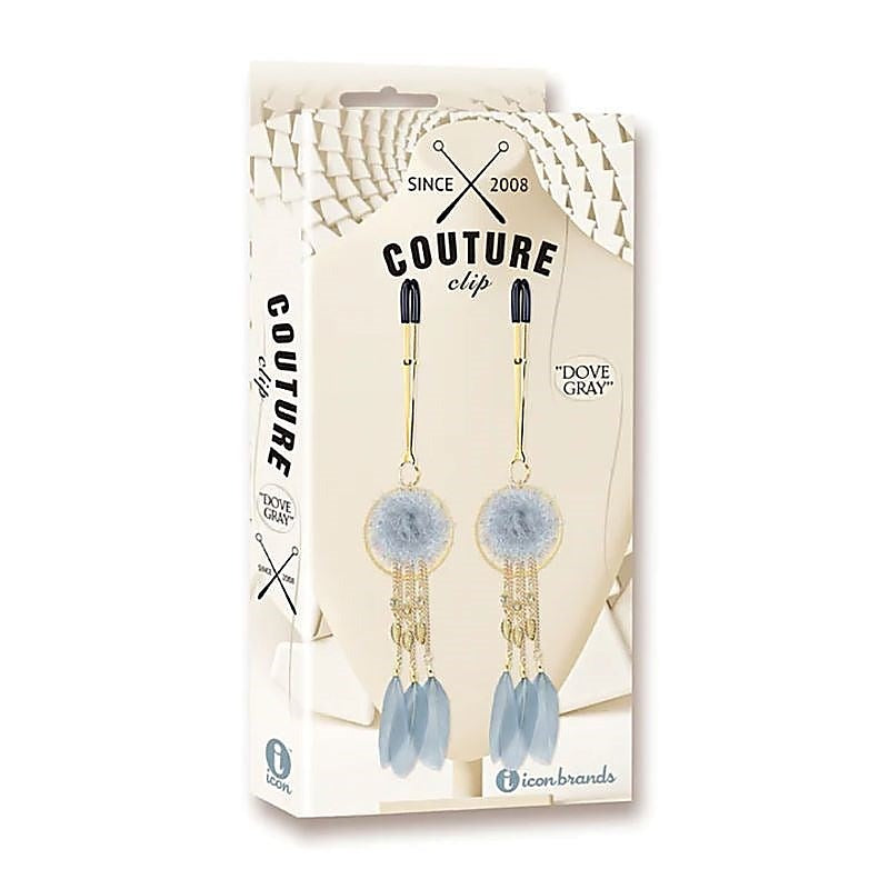 Adjustable Feathered Nipple Clamps by Icon Brands - Nipple and Clit Clamps