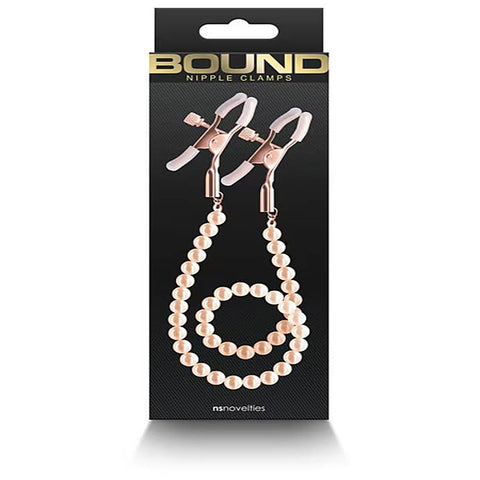 Premium Bound Nipple Clamps DC1 by NS Novelties - Nipple and Clit Clamps
