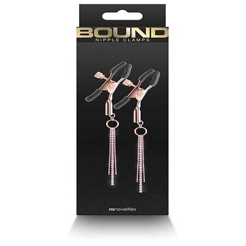 Premium Bound Nipple Clamps D3 by NS Novelties - Nipple and Clit Clamps