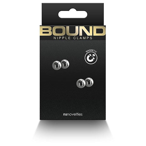 Bound Nipple Clamps M1 Gunmetal by NS Novelties - Nipple and Clit Clamps