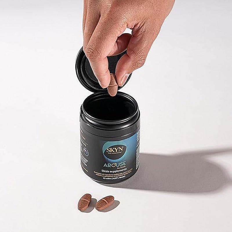 SKYN Arouse For Him Libido Supplements by Ansell - Delay and Excite Sprays