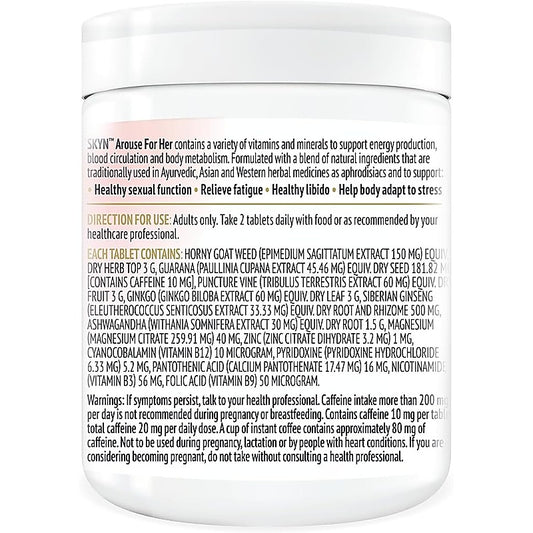 SKYN  Arouse For Her Libido Supplements 60 Tablets