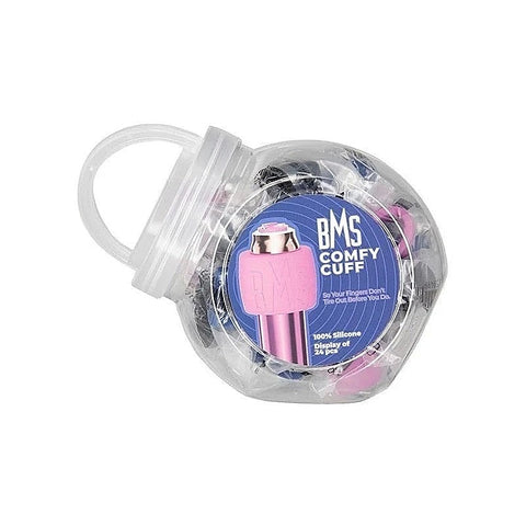Swan Bullet Comfy Cuff Donut Ring by BMS Factory - Cock Rings