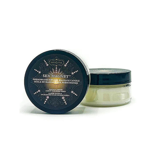 Kama Sutra Products Sex Magnet Pheromone Massage Candle Vanilla Amber - Bath and Intimate Fragrances