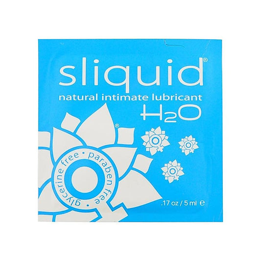 Sliquid Naturals H2O Pillow Water Based Intimate Lubricant .17 Oz - Water Based Lubes