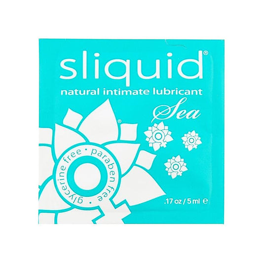 Sliquid Naturals Sea Pillows Water Based Intimate Lubricant .17 Oz - Water Based Lubes